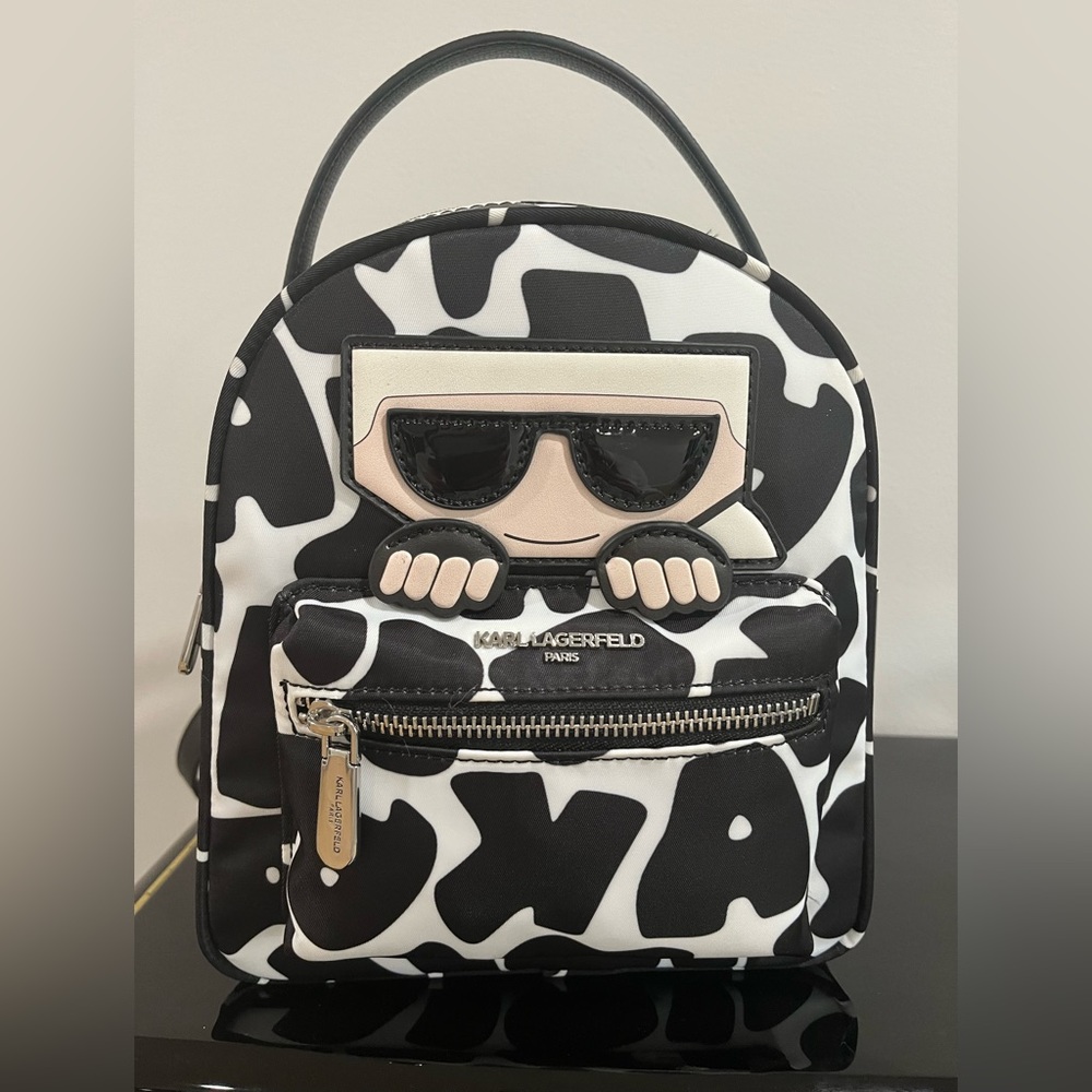New with tags. Karl Lagerfeld mini 9 inch backpack